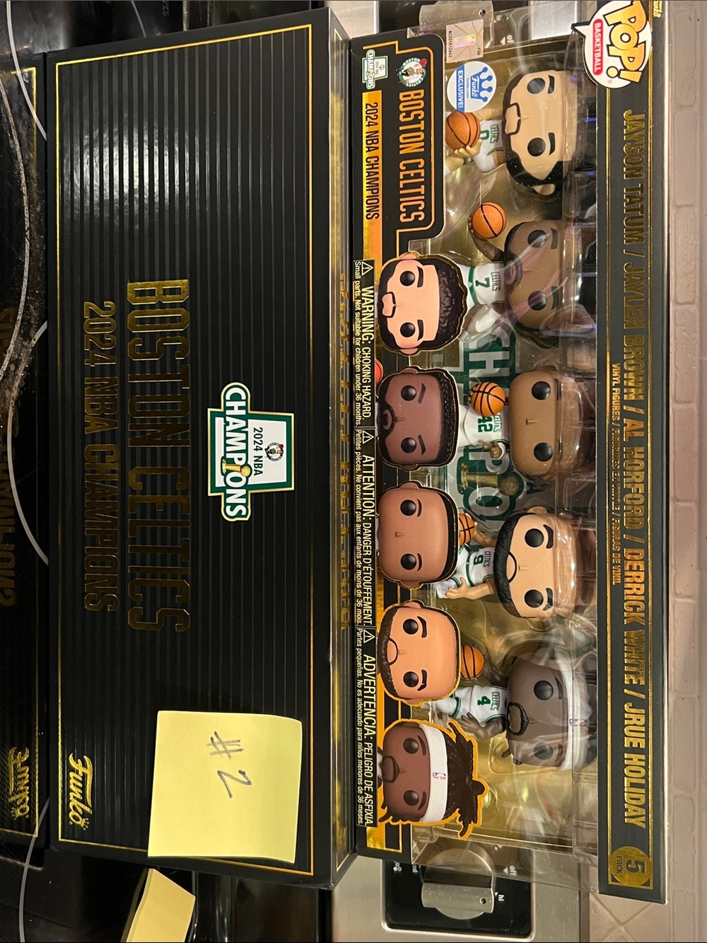 Funko Boston Celtics Green & White 5-Pack Champions Vinyl Figures